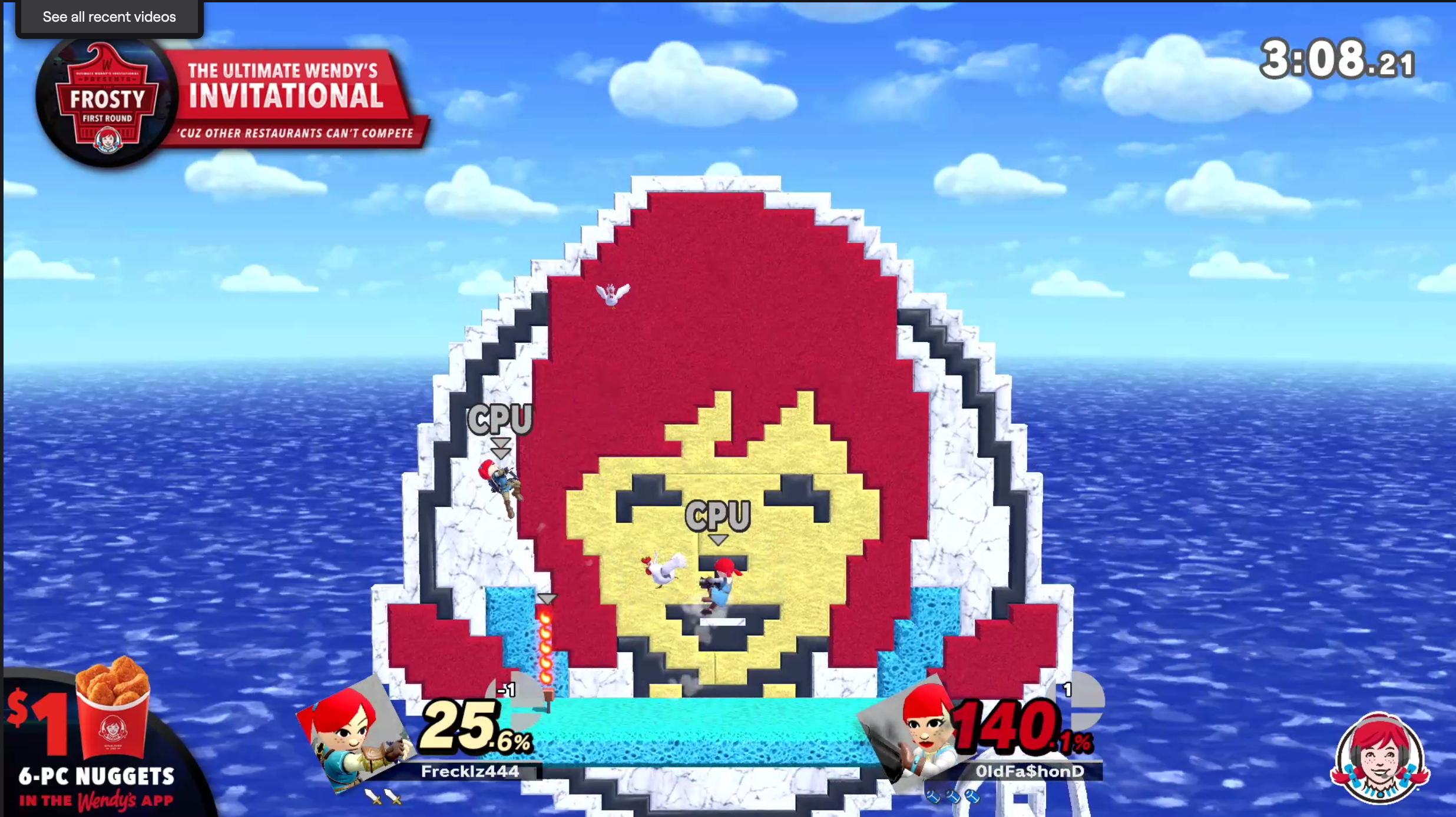 Wendy’s Held A Smash Tournament With Custom Wendy’s Stages And All Wendy’s Mii Fighters