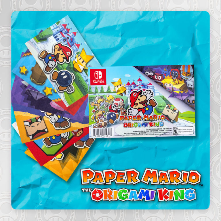 Paper Mario The Origami King Origami Set FBTB