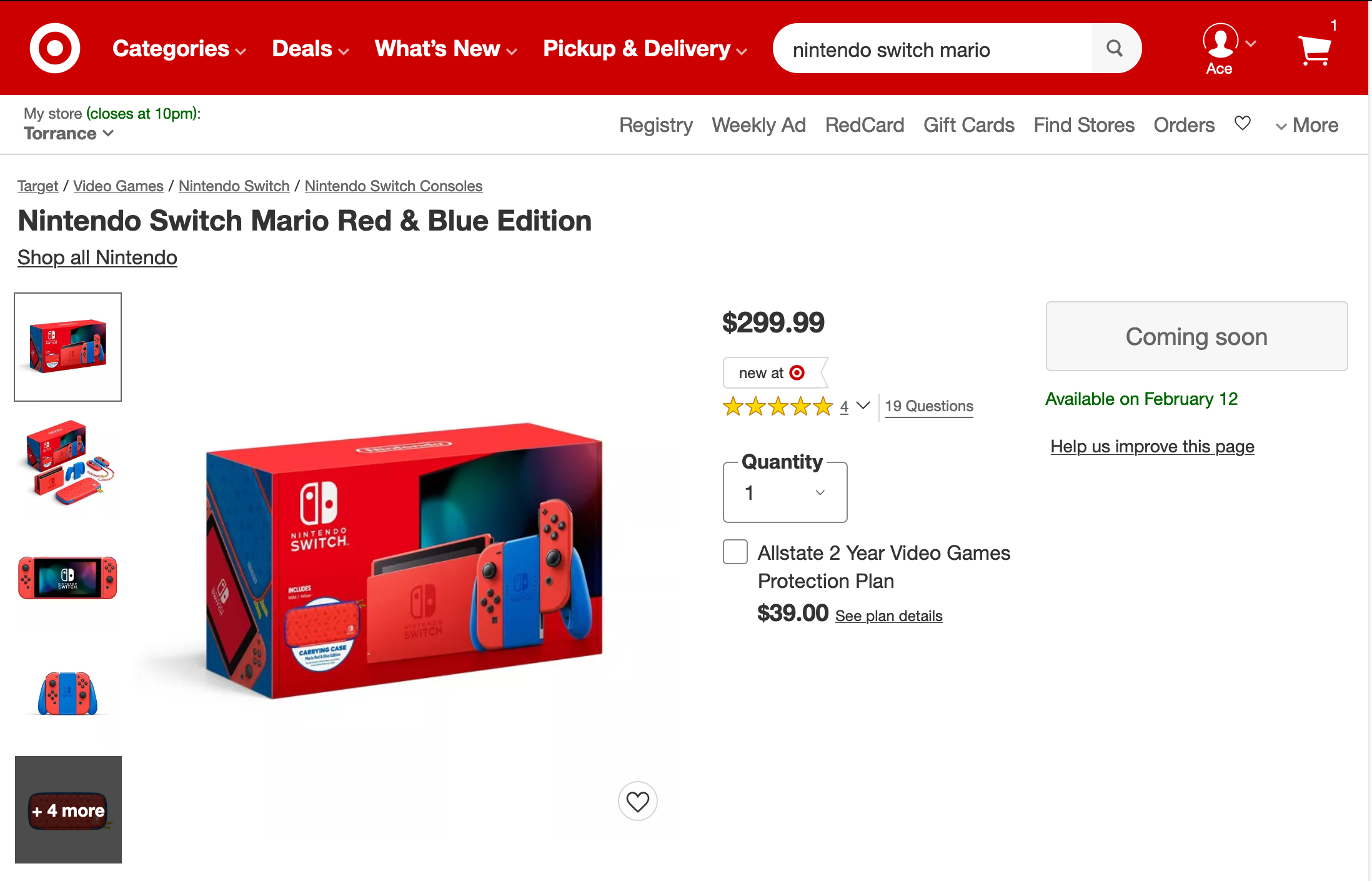 Nintendo’s Mario Red & Blue Edition Switch Goes On Sale Tomorrow, Probably Tonight