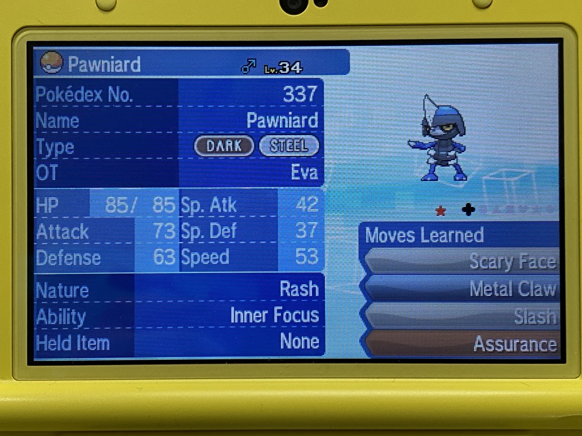 Pokémon GO - Shiny Pawniard (80K Stardust✨) - Read Description For Details