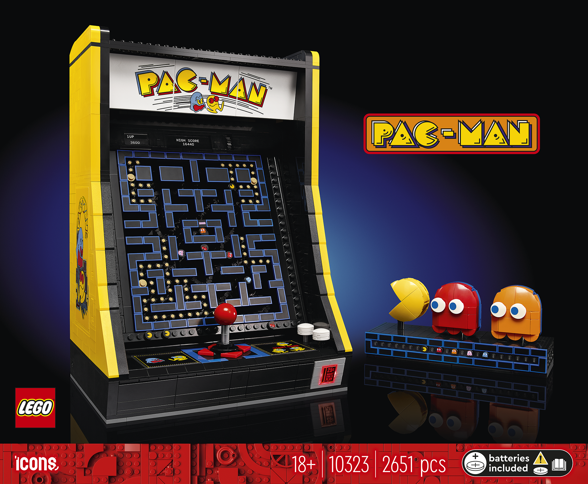 LEGO Announces 10323 PAC-MAN Arcade Machine