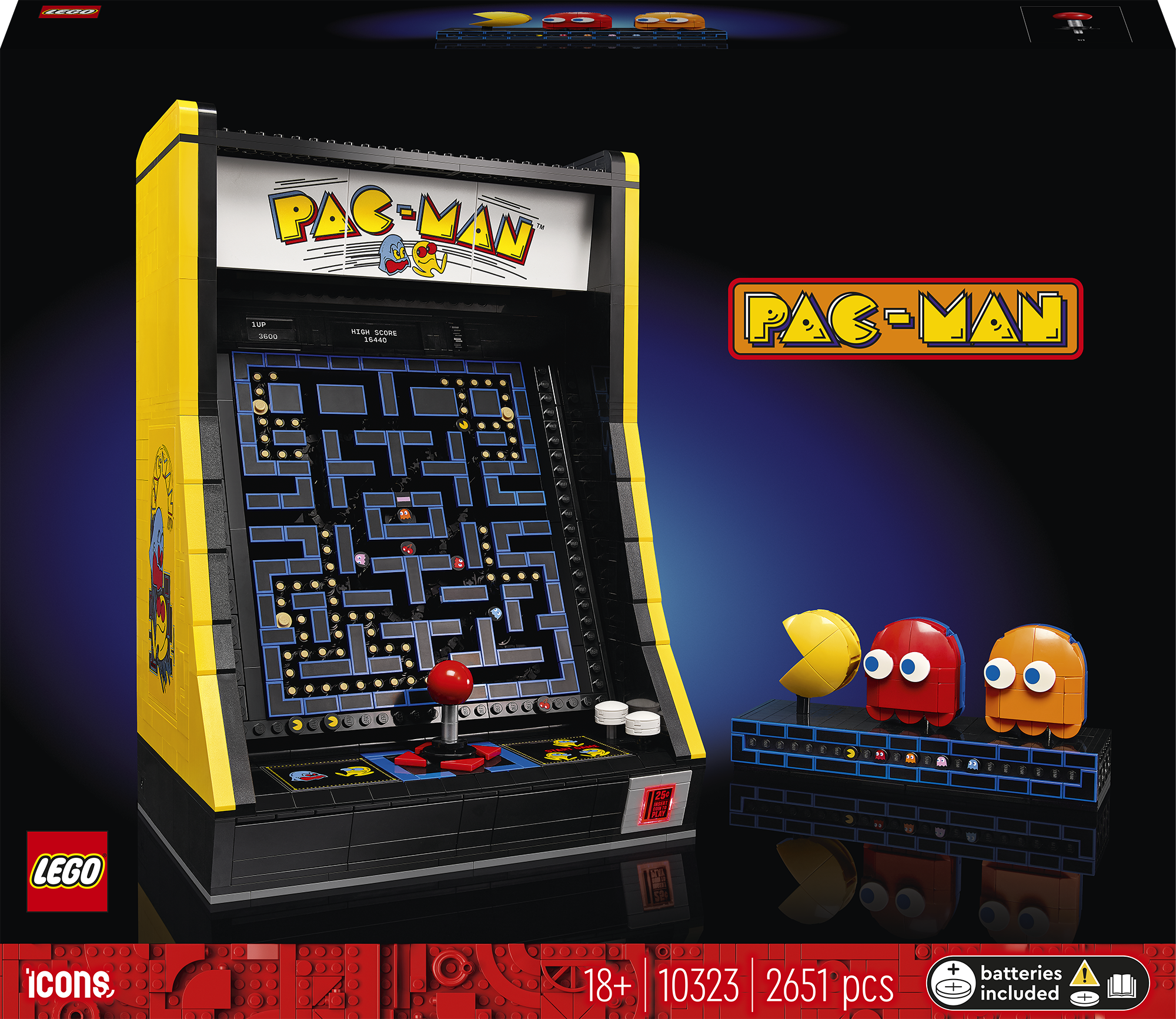 LEGO Announces 10323 PAC-MAN Arcade Machine